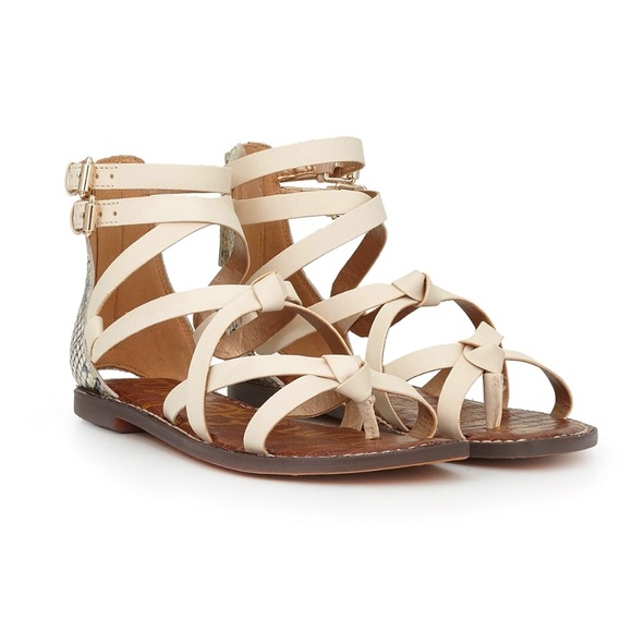 Sam Edelman Shoes - Sam Edelman Gaton Snake print Gladiator Sandals